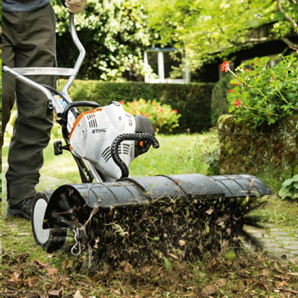 Power Broom Sweeper Rental, STIHL MM55