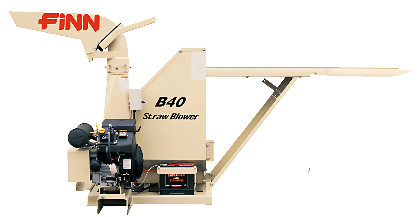 Rent a Straw Blower, Skid Mounted