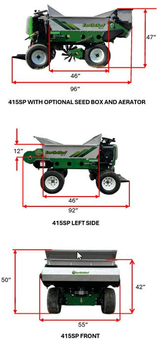 Stand On Top Dresser, Seeder, and Aerator Multispread Rental — Gap Power Stand On Top Dresser, Seeder, and Aerator Multispread Rental — Gap Power