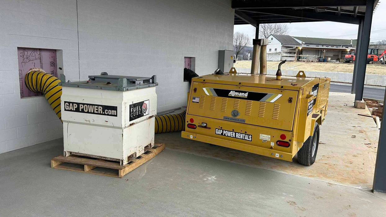 Heater Rental, Heat Exchange, 1,000,000 BTU, Trailer Mounted (2)