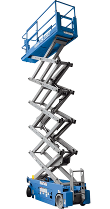 32' Narrow Scissors Lift Rental - Battery Powered