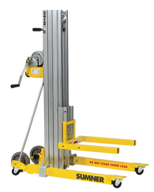 Rent a Sumner 12' HVAC lift 450 lb lift cap