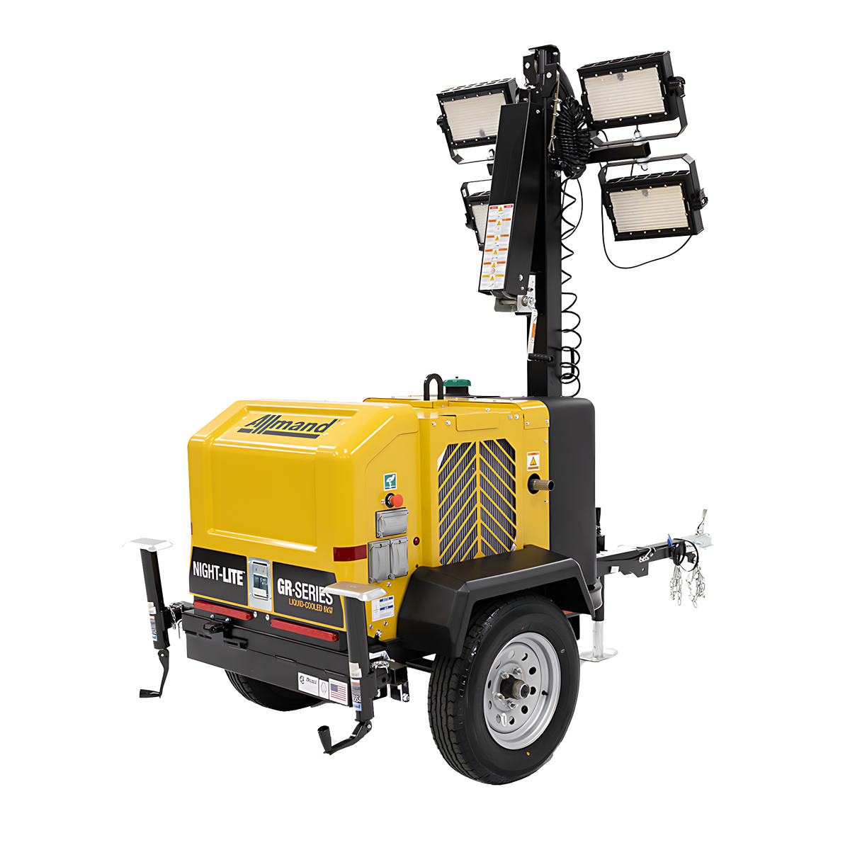 Work Light Rental, 4000 Watt Towable Light Tower — Gap Power
