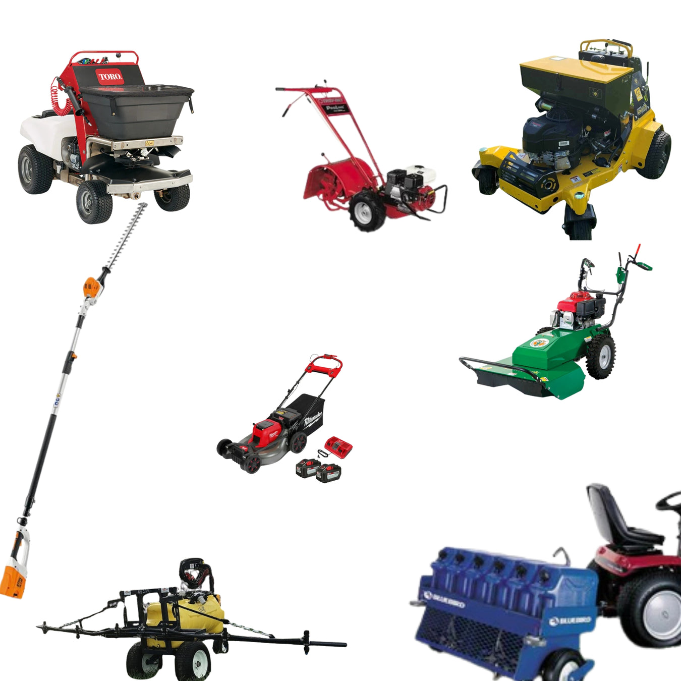Lawn, Garden, Landscape Machine Rentals