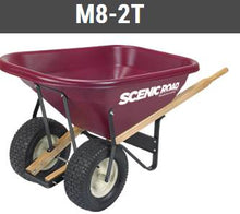 Scenic Road Wheelbarrow 8 Cu Ft - Poly - 2 TurfTires (0)