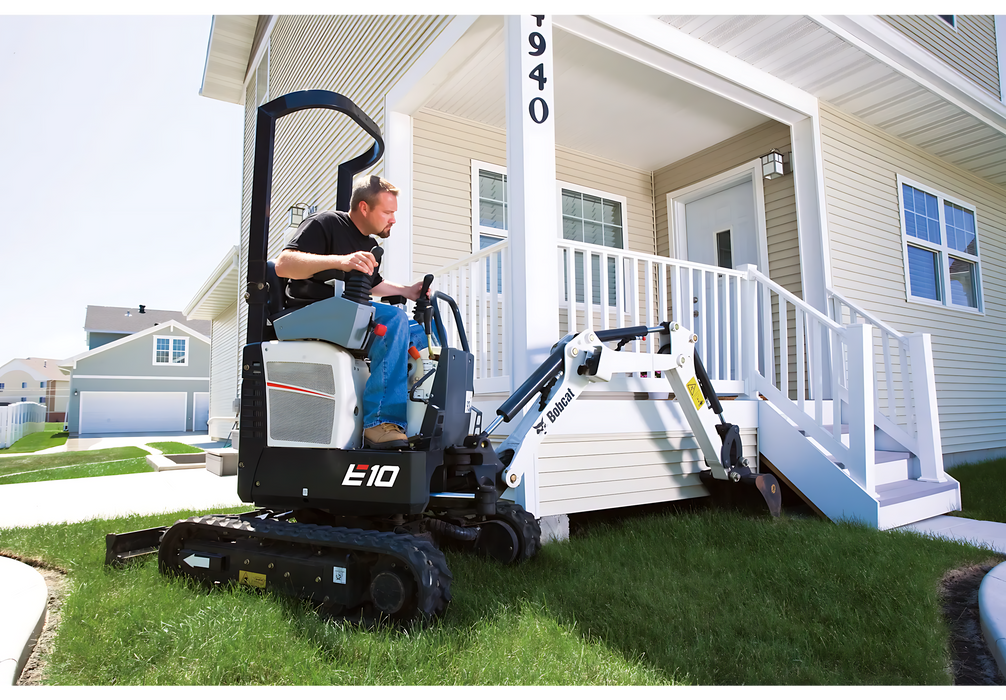 Mini Lithium Battery Electric Excavator Digger Rental, 2400 lbs Zero Emi