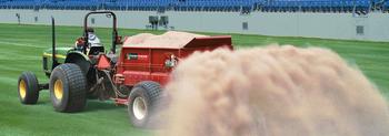 Rent Tractor Attachment 2.3yd PTO Pull (Tow) Behind Top Dresser (0)