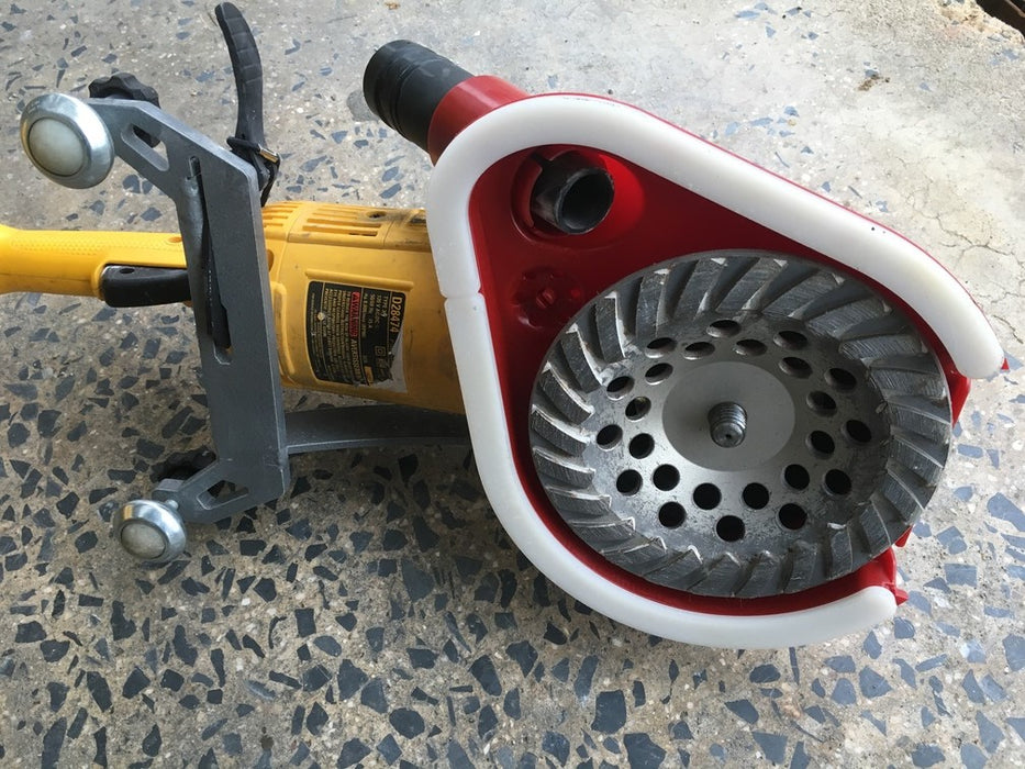 Rent a Hand held Concrete Grinder w/ Shroud & Blade (1)