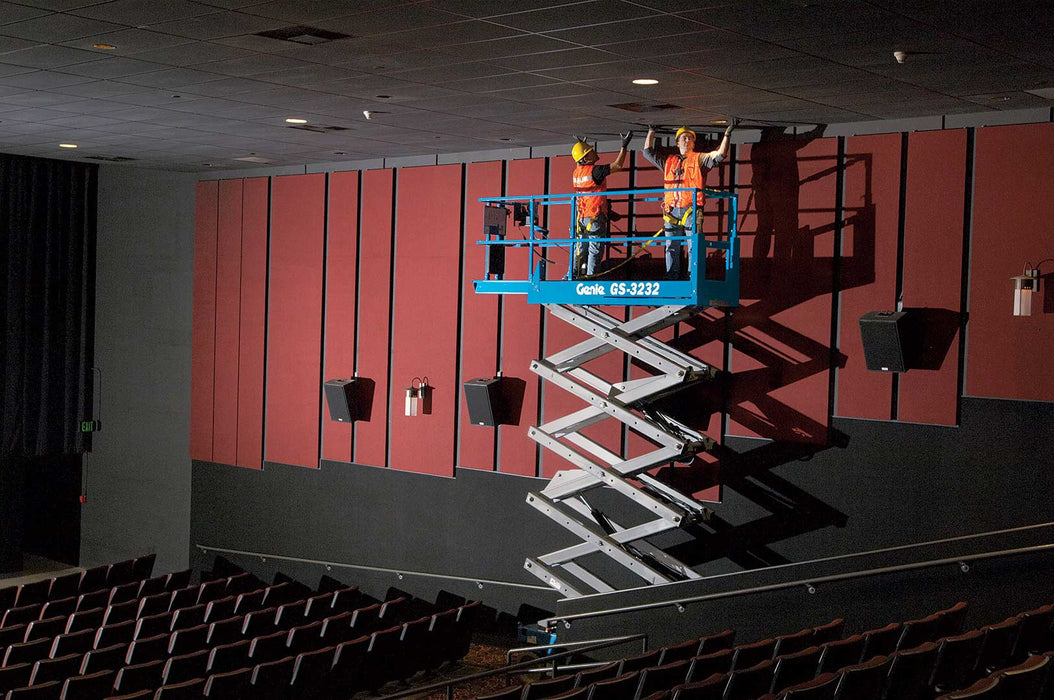 32' Narrow Scissors Lift Rental - Battery Powered (2)
