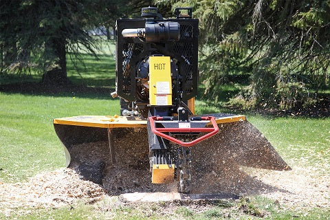 Stump Grinder Shaft Drive 75HP Diesel Track Drive (2)