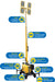 Rent an LED Light Tower, 4 head, 120k Lumen Work Light (2)