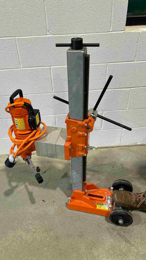 Diamond Core Rig Rental, 24" Capacity Stand Mount, Concrete (1)