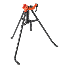 Pipe Threader Stand, Chain Pipe Vise