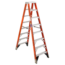 T7408 8 ft Type IAA Fiberglass Twin Ladder