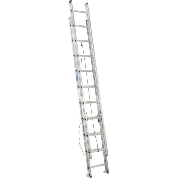D1320-2 20 ft Type I Aluminum D-Rung Extension Ladder