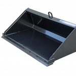 36" Blue Diamond Mini Loader Low Profile Smooth Bucket (0)