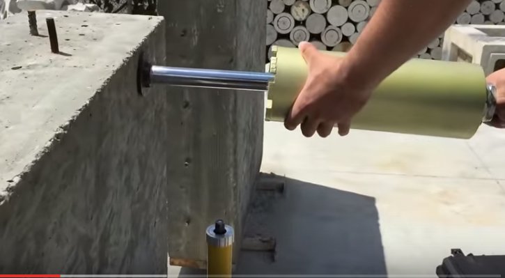 Diamond Core Drill, EZ Core Center Mount (2)