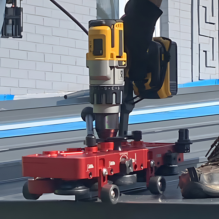 Standing Seam Seamer, 1" or 15", Drill Powered