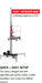 20' Sectional Mast 1 Man Lift Rental, Push Around (1)