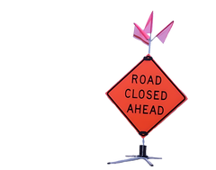 Rent a Road Closed Ahead Sign 48