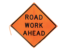 Work Area Ahead Sign Rental, 48"