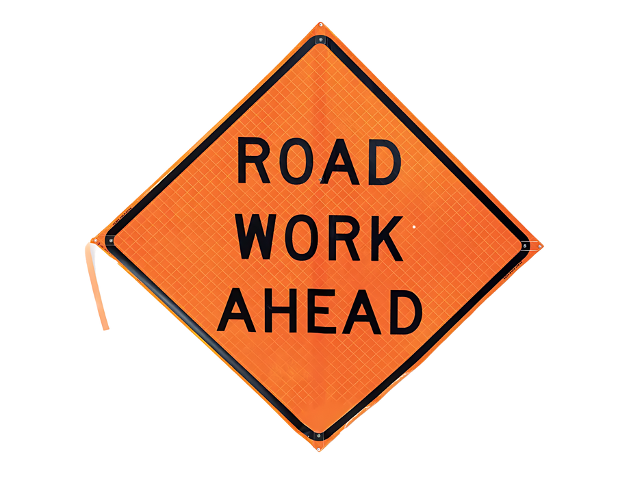 Work Area Ahead Sign Rental, 48"