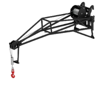 Magni Roto Boom 12'-7 Jib With Winch 1,980 lbs, 78' Cable