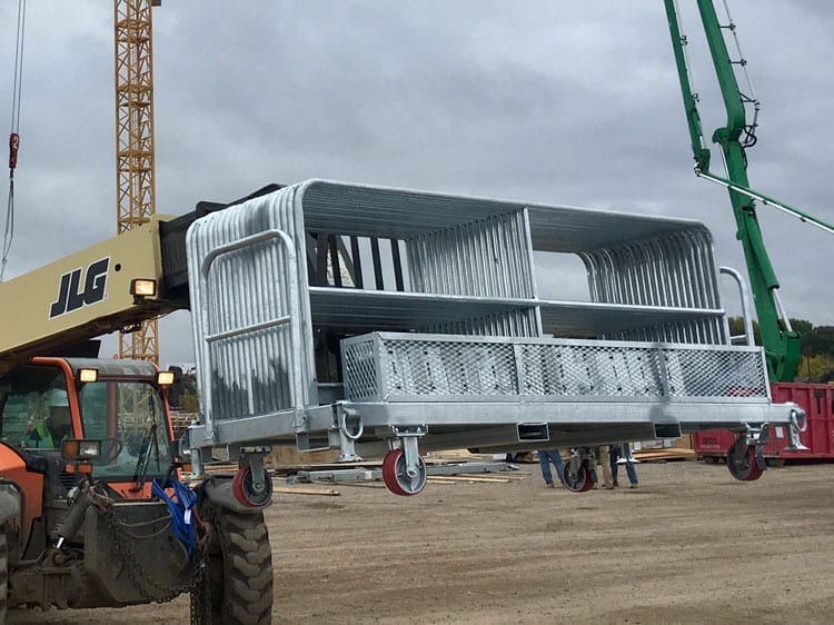 Safety Rail System, Non Penetrating, 236FT Total