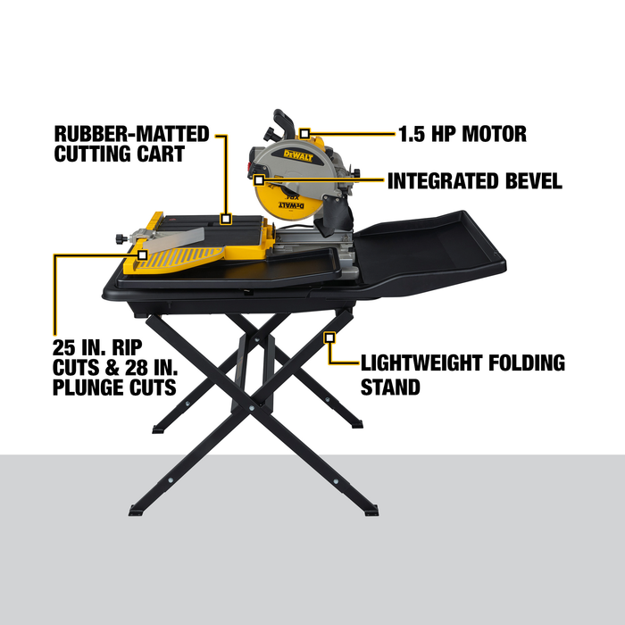 Tile Saw Rental, 10", Electric, Free Diamond Blade