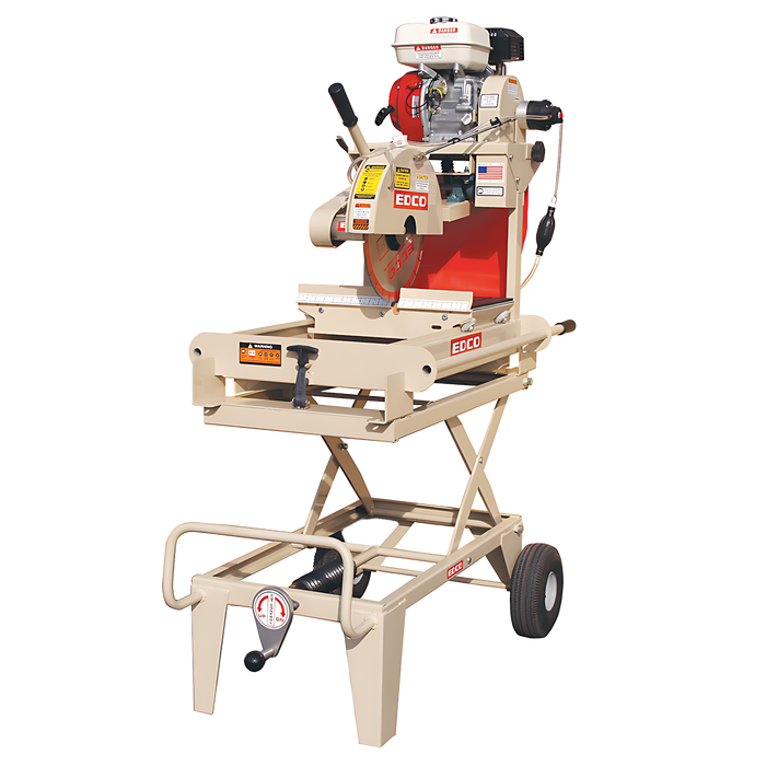 Rent a Brick/Block Saw with Water Tray, 14", Gas