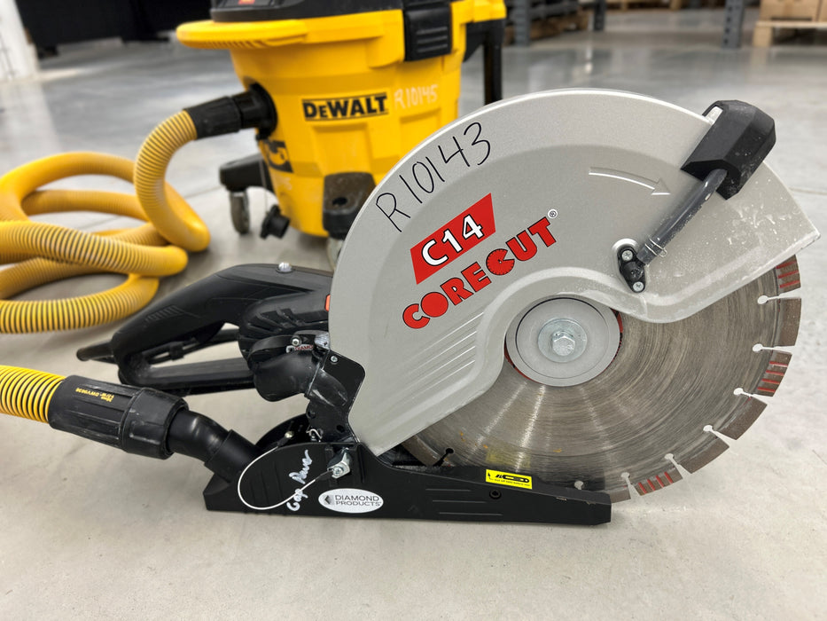 Rent a Cut-Quick Saw, Electric, 14" Blade, Wet/Dry