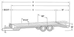 Eby 20 Foot Aluminum Equipment Deckover Trailer. 10,000 GVWR (4)