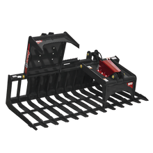 72" Grapple for Skidloader Open Rib Bottom