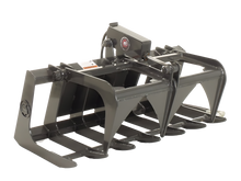 42" Mini Skid Steer Brush Grapple Open Rib Bottom Stand On
