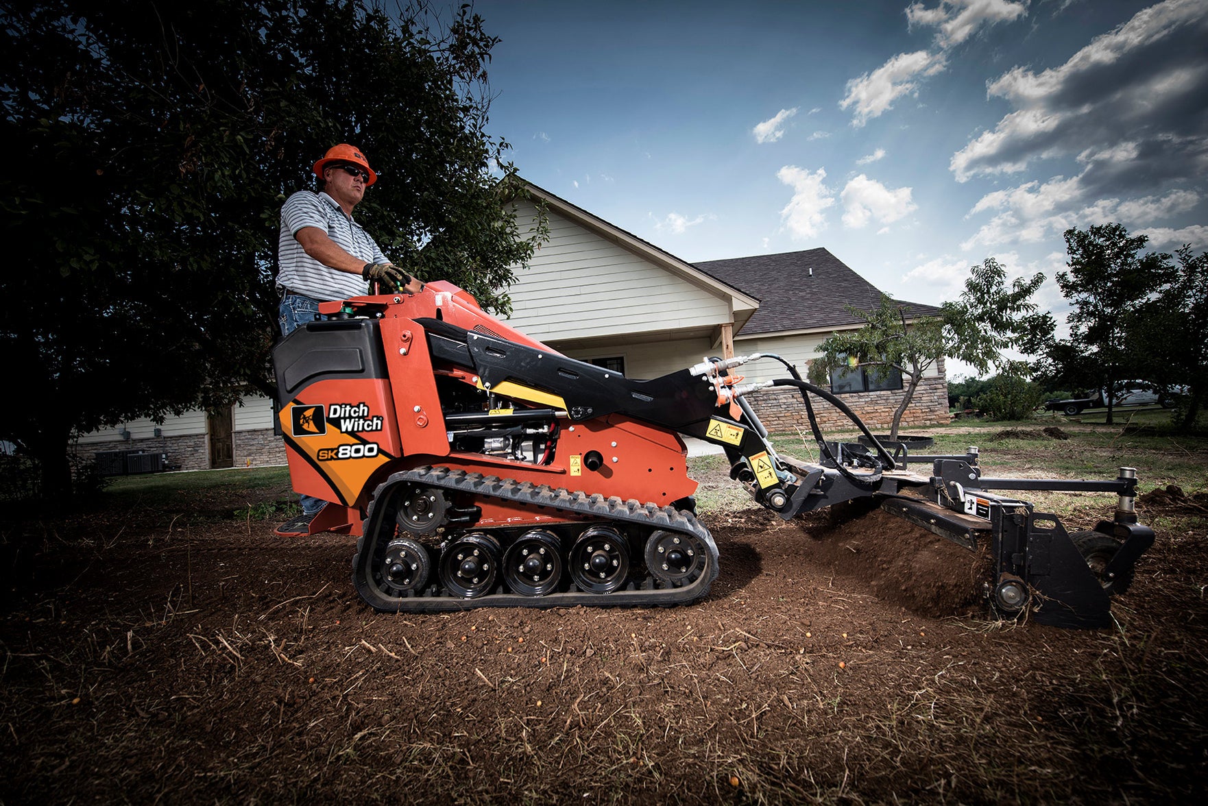 Bobcat Style Harley Rake Rental, for Stand On Skidloader — Gap Power