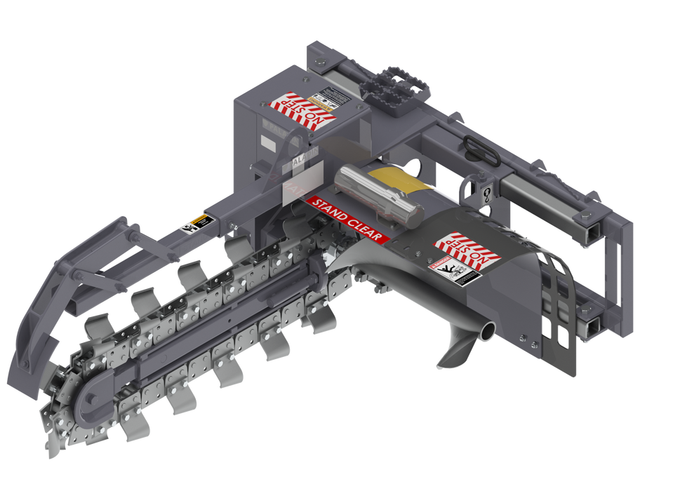 Trencher Rental 48" For Skidloader Mount
