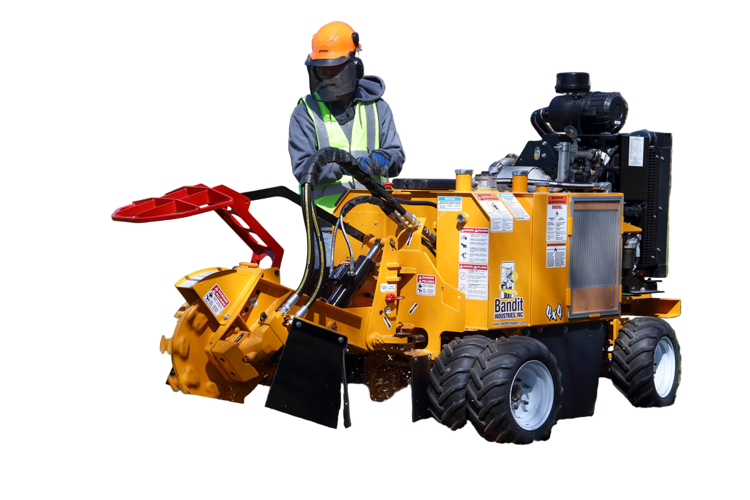 Bandit 2250XP stump grinder 44 HP Diesel 4x4 w/ grade blade