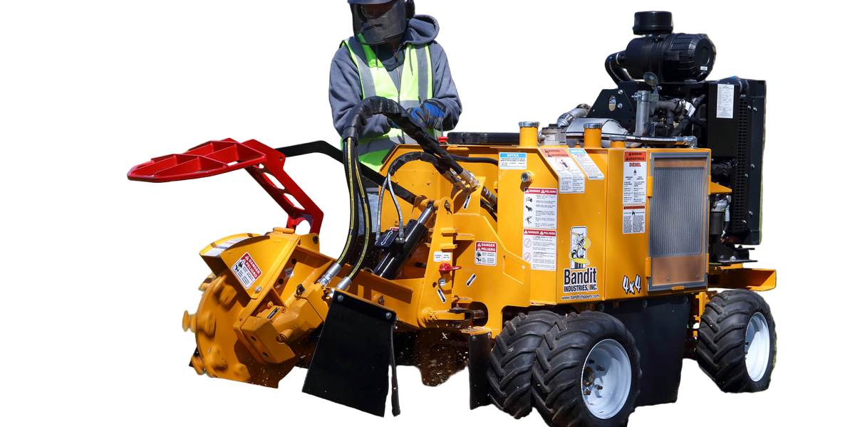 Bandit 2250XP stump grinder 44 HP Diesel 4x4 w/ grade blade — Gap