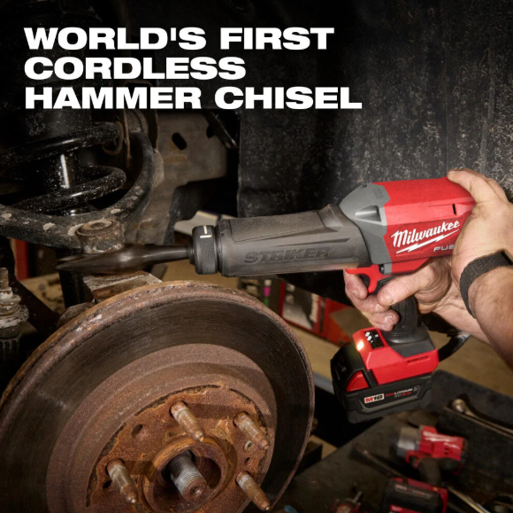 Milwaukee Striker Cordless Hammer Chisel *Includes 5 Piece Chisel Bit Set*
