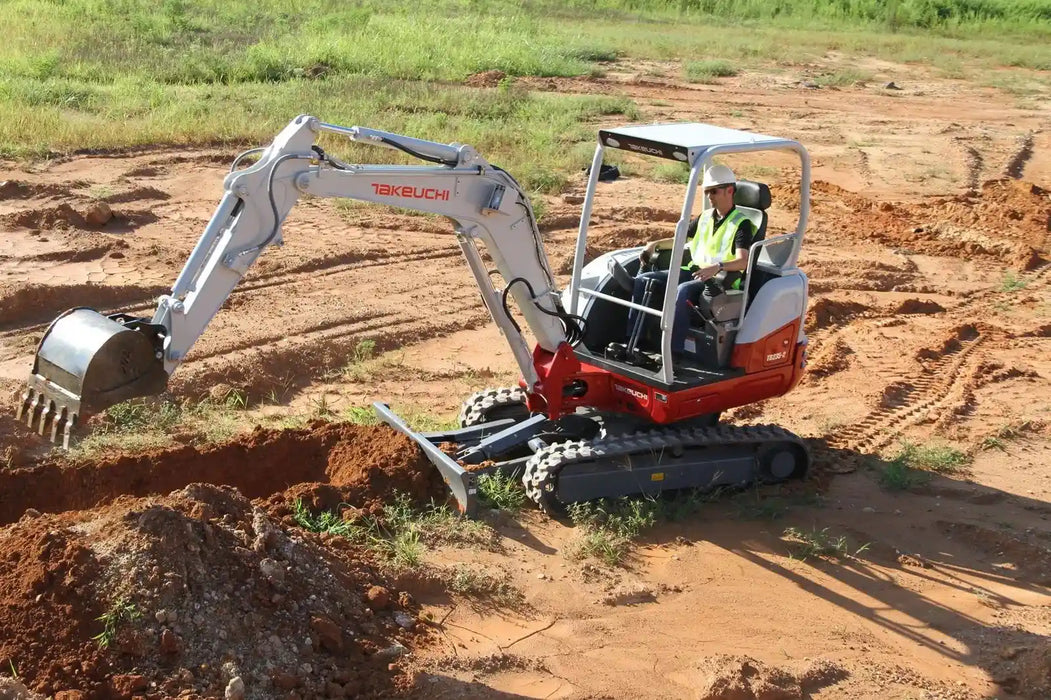 Mini Excavator Digger Rental, 3.5 Ton Takeuchi 11' Depth
