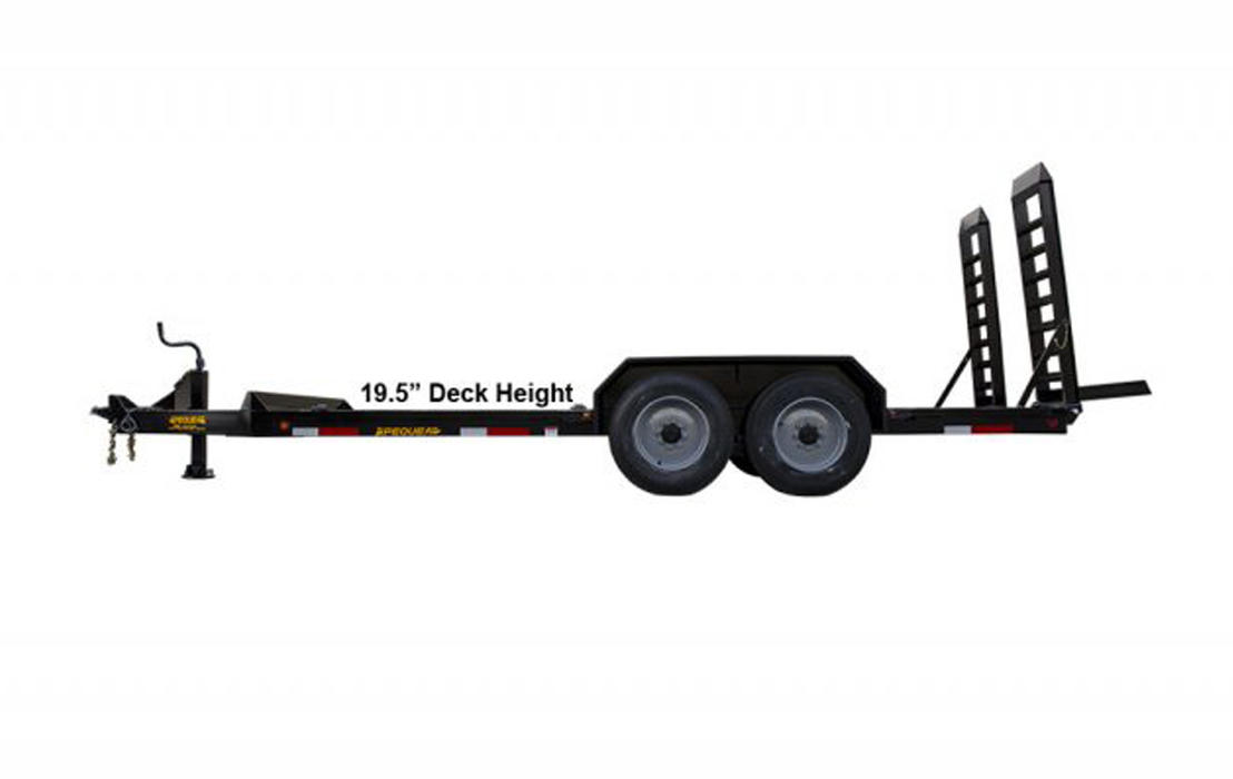 Rent Equipment Trailer, Double Axle, 10,000lb GVWR