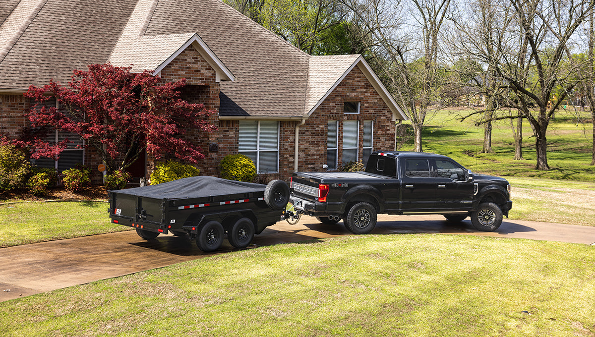 Rent a Dump Trailer, 6x12, 6,900 lb capacity Equipment Trailer