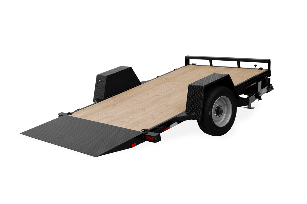 Rent Equipment Trailer, Low Angle (for Scissors Lift), 7000lb GVW