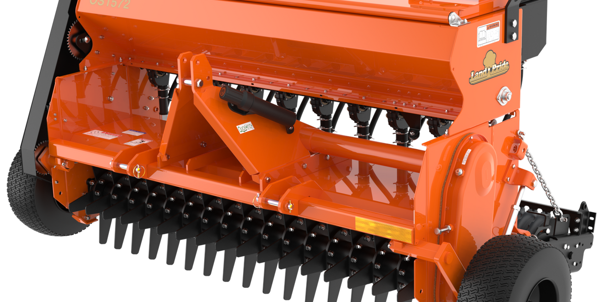 grass seed planter for tractor Rent Tractor Attachment 72" Overseeder 30-60 HP — Gap Power