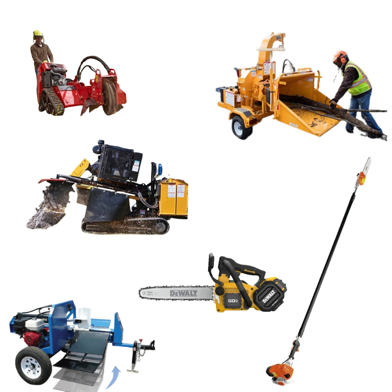 Tree Cutting, Chains Saws, Stump Grinder Rentals