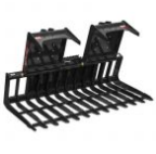 84" Brush Grapple. Open Bottom for Large Skidloader (0)