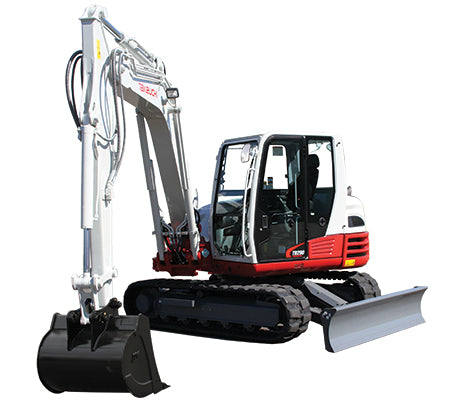 Takeuchi Excavator Digger Rental 8 Ton w/ Hydraulic Thumb (0)