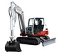 Takeuchi Excavator Digger Rental 8 Ton w/ Hydraulic Thumb (0)