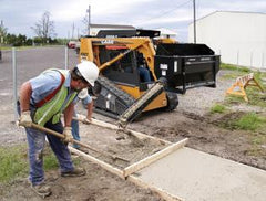 Danuser Concrete Bucket w/ Auger & scoop