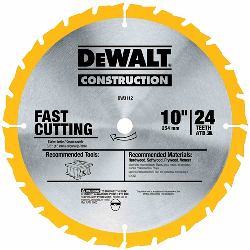Large Diameter Construction Saw Blades